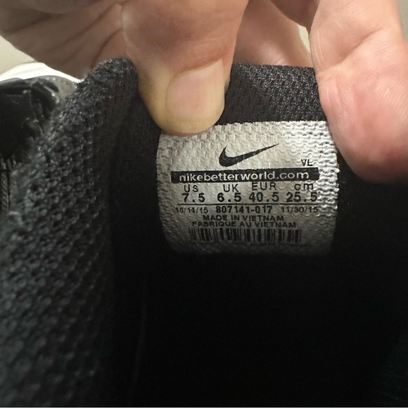 Nike Air Huarache Fastflex #807141-017 Hi Top Spikes BSBL Cleats Sz 7.5 - Picture 5 of 10